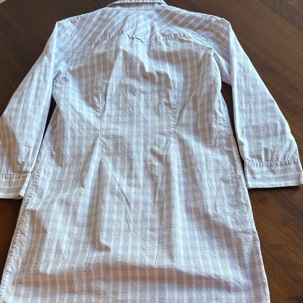THEORY - dress Striped Button-Down Shirt for woman - size 2 - Picture 9 of 9